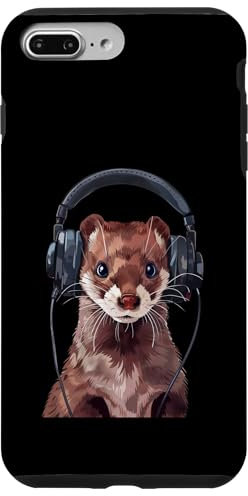 Carcasa para iPhone 7 Plus/8 Plus Auriculares Comadreja