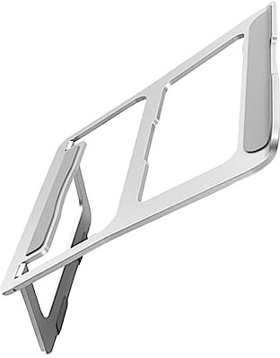 HOMSFOU Aluminum Alloy Laptop Stand Foldable Anti-slip Computer Monitor Riser Ergonomic Laptop Cooling Bracket
