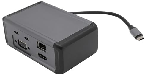 USB C Hub 12 in 1 Dockingstation mit 4K VGA RJ45 USB 3.0 für Laptop