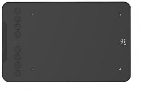 XPPen Deco mini7 v2 Grafiktablett, Grafik-Tablet, 17,8 cm (7 Zoll), ohne Anfänger, 16 K Druckstufen, geeignet für Rechts- und Linkshänder