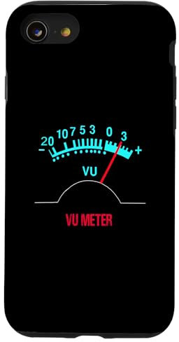 Analogico VU meter suono tecnico apparecchiature radio televisione Custodia per iPhone SE (2020) / 7 / 8