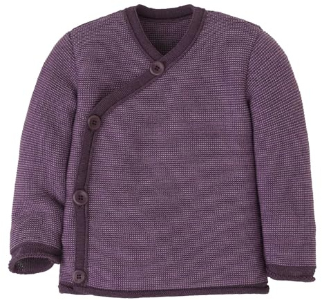 Disana Baby-Jacke Baby & Kinder - 100% Bio-Merino - atmungsaktiv, angenehm warm Unisex Gr. 50 – 92 – nachhaltig & fair – mit Wickelverschluss - Made in Germany