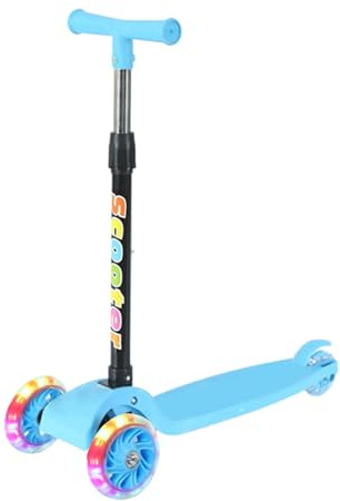 Klapper Roller - Faltbare Dreiradfahrt, Outdoor -Reisebike | Leichtes Roller -Blitzdesign für Kinder Mädchen Anfänger geeignet für das Pendeln von Reisecamping -Rucksackpackungen im Freien