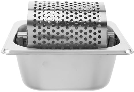 CIYODO Strumento per rullo di burro rullo per burro facile da pulire per hamburger resistente Silver