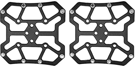 Akozon Klickpedal-Plattformadapter für SPD- und Keo-Systeme (Black)