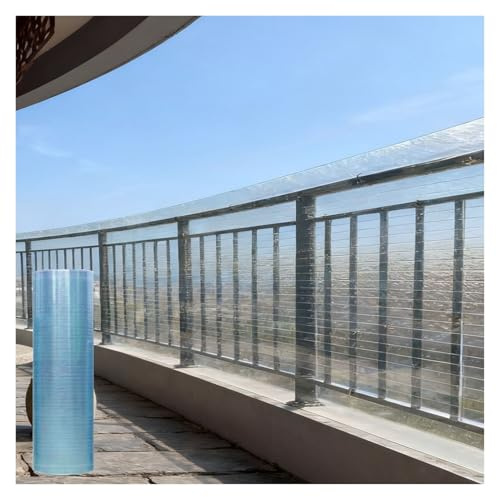 Fiberglas Dachplatten Dachplatte Schuppen Schlagfeste Fiberglasplatten für Gewächshäuser, Schuppen, Carports, Hütten Leicht Schneiden(0.5x10m/1.64x32.8ft)