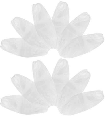 Operitacx 50 Piezas Mangas Protectora para Brazo Desechables Manguitos Transpirables y Resistentes para Limpieza y Cocina Fundas de Brazos Elásticas y Cómodas para Uso Doméstico