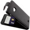 ebestStar - Coque Compatible avec Microsoft Nokia Lumia 535 Etui Housse PU Cuir Rabat Flip, Noir [Appareil: 140.2 x 72.4 x 8.8mm, 5.0'']