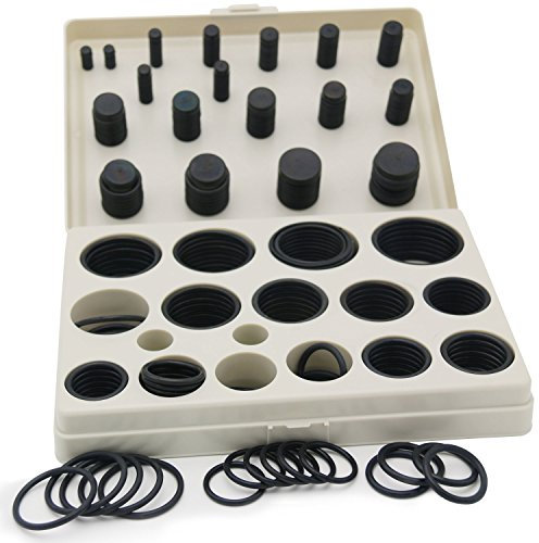 Baduseal O Ring Kit Komatsu Bagger Werkzeuge 340 Stück Gummi O Ring Sortiment Kit - 33SAE Größen Hydraulische O-Ringe O Ring Set