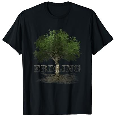 Erdling T-Shirt Natur Planet Erde Öko Science Baum T-Shirt
