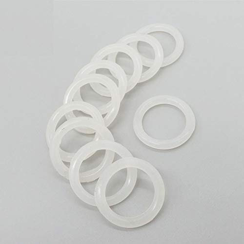 F-MINGNIAN-SPRING O-Ring-Dichtungsring aus Silikon, lebensmittelecht, 5 mm dick, 45/48/50/52/55/58/60/62/65/68/70 mm O-Ringe (Farbe: 50 x 40 x 5 mm, Größe: 20 Stück)