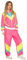 Boland 88531 - Kostüm Trainingsanzug 80er Jahre mit Taschen, Jacke und Hose, Campinganzug, Jogginganzug, Junggesellenabschied, Retro Style, Sportler, Gruppenkostüm, Motto Party, Karneval