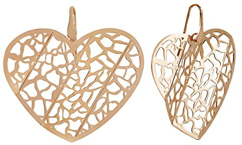 10:10 Origami-Ohrringe aus 925 °°° versilbert in 18 Karat Gold. Entworfen und produziert in Italien