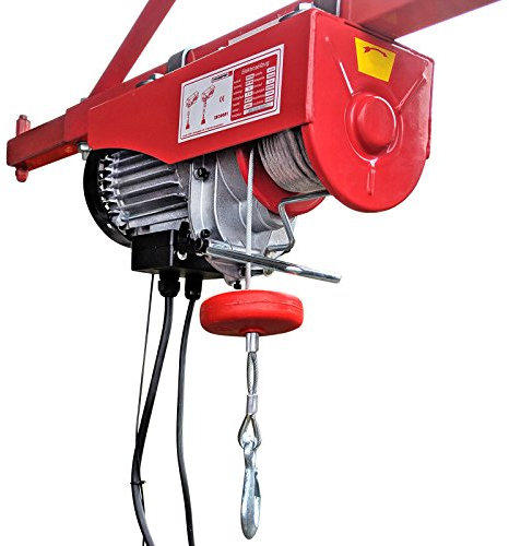 CROSSFER PA500A-18M Elektrische Seilwinde Seilzug 250/500 Kg 18 Meter Stahlseil 230V