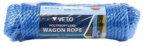 TIMCO Corde en polypropylène Bleue 9 mm x 27 m