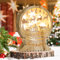 Sprinlot LED Weihnachtsbeleuchtung aus Holz, LED Elch Licht, Weihnachtsschmuck Beleuchtung, Leuchtende Weihnachtsstern, Advent Winter Weihnachtsdeko Fensterbeleuchtung Holz für Innen Fnster Balkon