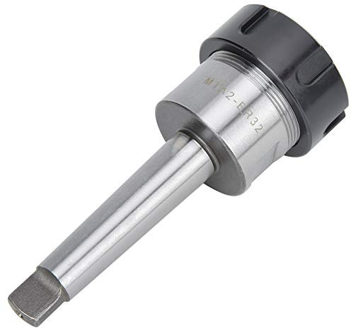 Ausla Porte-Pince Conique Morse, MTA2-ER32 Porte-Outil de Fraisage CNC à Queue Conique Morse avec Plage de Serrage de 1 à 20 Mm pour Perceuse, Fraiseuse, Tour