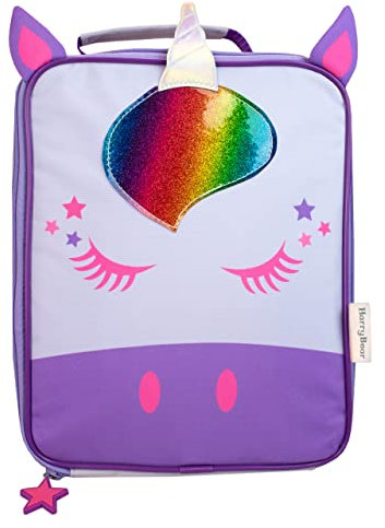 Harry Bear Niños Bolsa de Almuerzo Morado Unicornio