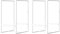 Hikinlichi Pack of 2 Plate Holder Organiser Upright Wall Cupboard Dish Drainer Metal Plate Dishes Organiser Racks Stand for Worktop and Cupboard White