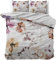 Sleeptime Bettwäsche 3teilig 240cm x 220cm 3teilig weiß - Wunderschöne Blumen - weich & bügelfrei Bettbezüge mit Knopfverschluss - Bettwäsche Set mit 2 Kissenbezüge 60cm x 70cm