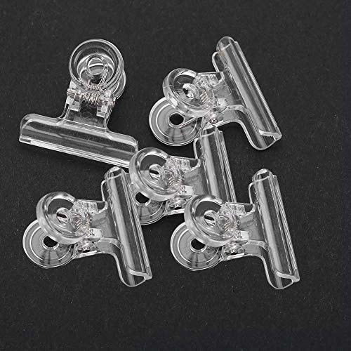 Accessori per Nail Art 5 Pezzi Curva a C Clip per Pizzicare le Unghie Clip di Plastica Accessori per Nail Art Multifunzione per Unghie Fissaggio Dell'Estensione della Fibra di (Trasparente)