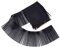 PH PandaHall Fransenborte aus Leder, 10,2 cm, PU-Leder, Quasten, schwarz, Quastenbesatz, DIY, Tanzrock, Quaste, Fransen, Abdeckung für Schlüsselanhänger, Kleidung, Kleid, DIY, Lampenschirm, Tasche,