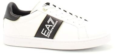 Emporio Armani EA7 Herren Classic Sneaker White - Black 42 EU