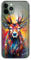 SmartGiftShop British birds Woodland Animals Case OIL Palette Knife Art CLEAR Phone Cover Case Exclusive Artwork for iPhone 6s plus - Stag