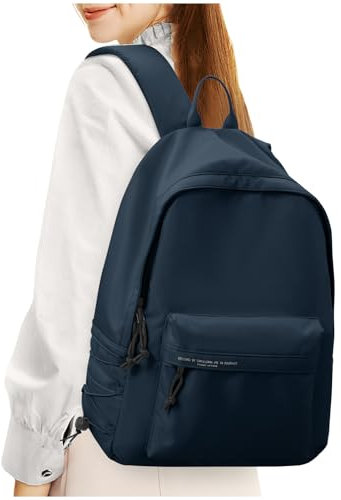 HYC00 School Bag Lightweight School Backpack for Girls Teenager Casual Daypacks Women School Bags for Girls Secondary High School 14 Inch Laptop Rucksack Backpack for School College Work, Royal Blue