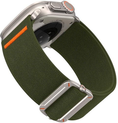 Yoohoo Correa Compatible con Correa Apple Watch Ultra/Ultra 2 Correa Apple Watch 49mm 46mm 45mm 44mm 42mm, Nailon Correa Deportiva para iWatch Ultra SE Series 10 9 8 7 6 5 4 3 2 1, Hombres