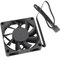 Ventilador para Caja de Computadora, Ventilador para Caja de Alta Presión PWM de Doble Bola 7 de 70 Mm, bajo Ruido de 26,7 DBA, Velocidad del Ventilador 2500 RPM ±10%, 21,15 CFM