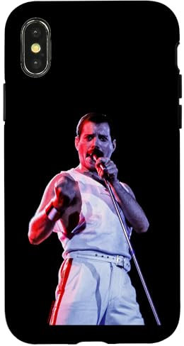 Queen Singer Freddie Mercury Live von Everard Smith Hülle für iPhone X/XS