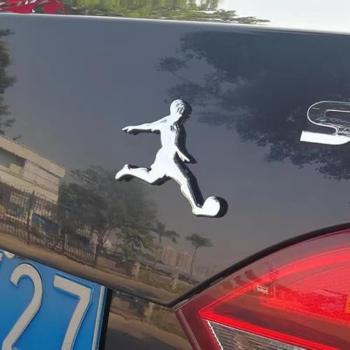 2024 Adesivo per carrozzeria della Coppa Europa per Ferrari,Stemma Logo Cofano Anteriore e Posteriore Distintivo Sticker Autoadesive Decorazioni Accessori Interior,Silver