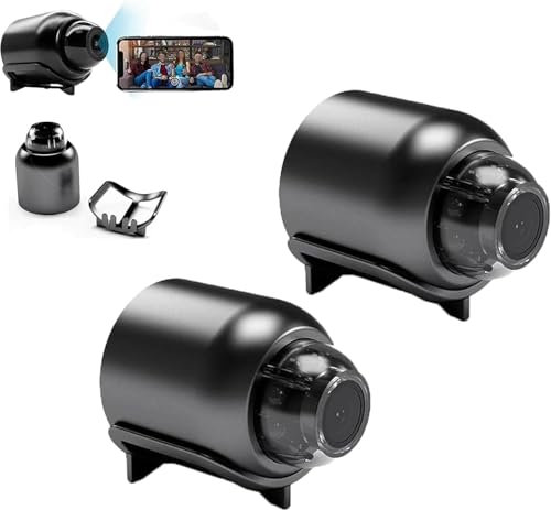 Cat Eye Camera, Popular Home Cat-Eye Camera, Mini Wireless Wifi Camera 1080p HD, Mini Wifi Camera 1080p HD Night Vision Included, Easy Installation, Night Vision Cam for Home Office Car (2pcs)