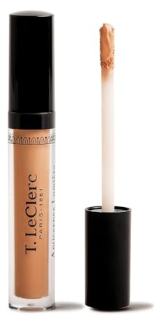T.LeClerc Concealer Concealer Fluid – Haselnuss-Tönung – 2-in-1-Pflegemittel – korrigiert Augenringe & spendet Feuchtigkeit 8H – leuchtender, frischer, entspannter und einheitlicher Teint – Vegan