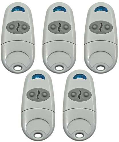 Jumoozi Telecomando di ricambio universale per cancello del garage a 2 pulsanti, compatibile con Came Top 432EE 432NA 432SA 432M cancello del garage 433,92 MHz (confezione da 5)