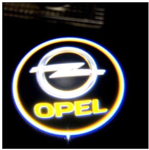 CWMMS 2 Stück Auto-Begrüßungstürlicht für Opel Vauxhall Insignia, Projektionslampe personalisierte Türlampe Autodekorationszubehör