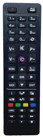 iOOiQQ Télécommande de rechange pour RC4870 RC4875 Télécommande reemplazado Apto para Oceanic Ok. Continental Edison CELCUS Bush Oki Technika Finlux Tucson AYA Ansonic Digihome