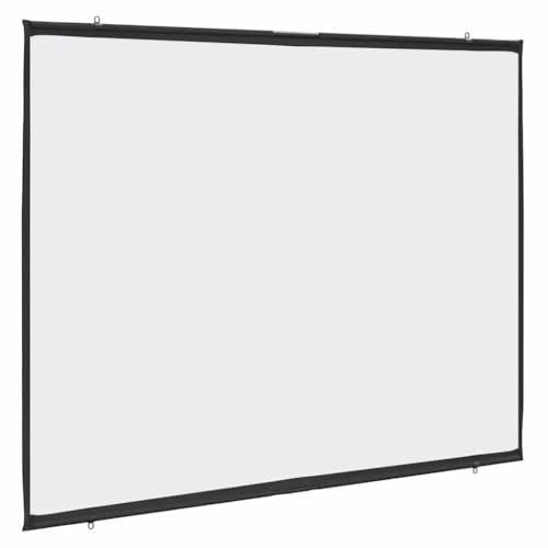 vidaXL Beamer Leinwand Wandhängend 100 Zoll 4:3, Projektionswand, Leinwand, Heimkino-Leinwand, Beamer Leinwand, Rolloleinwand