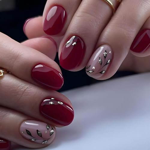 Cosmeria Kit Ongles À Presser, 24 Pièces, Différentes Tailles, Incl. Lime À Ongles, Lingette Nettoyante Et Autocollants De Colle