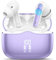 Wireless Earbuds, Bluetooth 5.4 Headphones in Ear Bass Stereo, 40H Wireless Earphones with 4 ENC Noise Cancelling Mic, IP7 Waterproof Bluetooth Earbuds LED Display, Hands-Free Calls with AI, Lavender