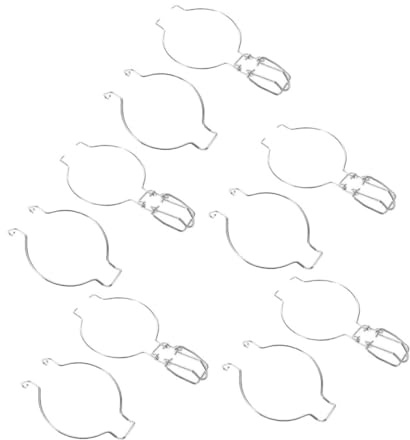 TOYZFRIENDY 5 Stück Einweckklammern Bügel aus Edelstahl für Glasgefäße mit Federmechanismus Sichere Verschlüsse für Küchenaufbewahrung und Einkochen | Einmach und Vorratsgläser, Einfache Montage, Sichere Verriegelung gegen Auslaufen