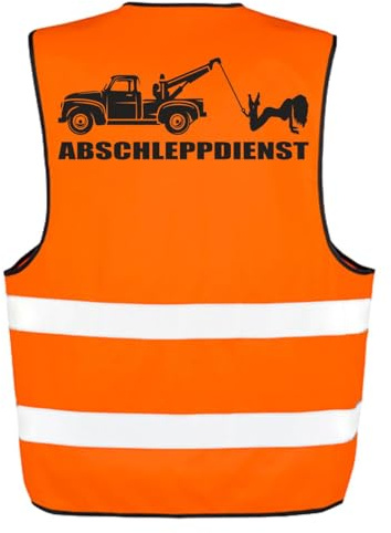 Spaß Kostet Warnweste Abschleppdienst lustige Sprüche fastnacht karneval fasching umzug