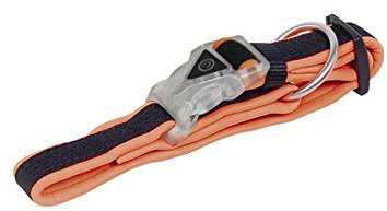 Nobby Flash Halsband Mesh Preno, neon orange B: 20/25mm, L:40-55cm, 1 Stück