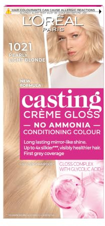 L'òreal Casting Cream Gloss 1021 Light Pearl Blonde Semi Permanent Hair Dye