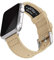 Archer Watch Straps - Correas de Reloj de Tela para Apple Watch (Arena, Plata, 44/45/46/49mm)