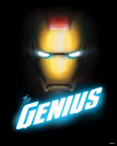 Komar Wandbild von Marvel - Avengers The Genius - Größe: 40 x 50 cm (ohne Rahmen) - Dekoration, Kinderzimmer, Poster, Kunstdruck