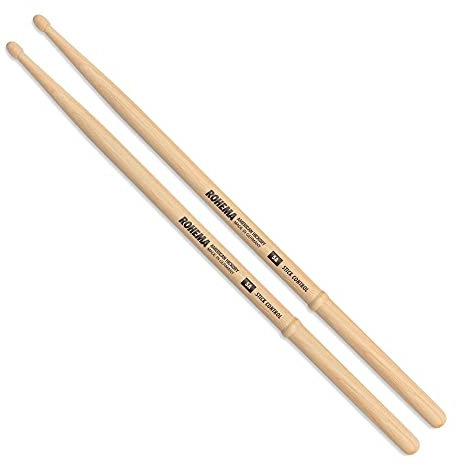 ROHEMA Trommelstöcke Stick Control, Hickory lackiert, 5A