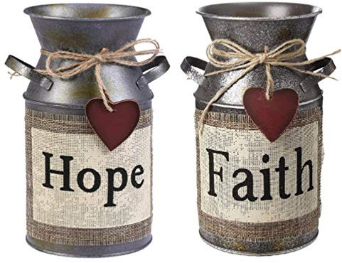 Cabilock 2stücke Retro Blumeneimer Aus Eisen Für Blumenarrangement Leerer Topfeimer Als Wohnkultur-dekor Für Zuhause Büro Garten Und Balkon