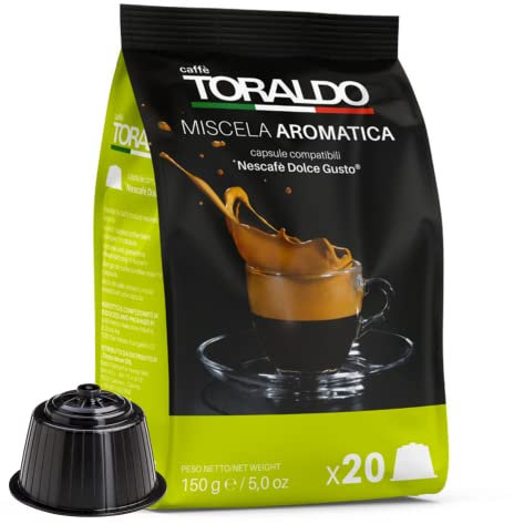 CAFFÈ TORALDO | Capsule Compatibile Dolce Gusto* (100 Unità, Miscela Aromatica)
